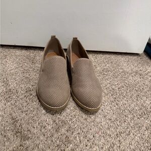 Tan Slip-On Shoes